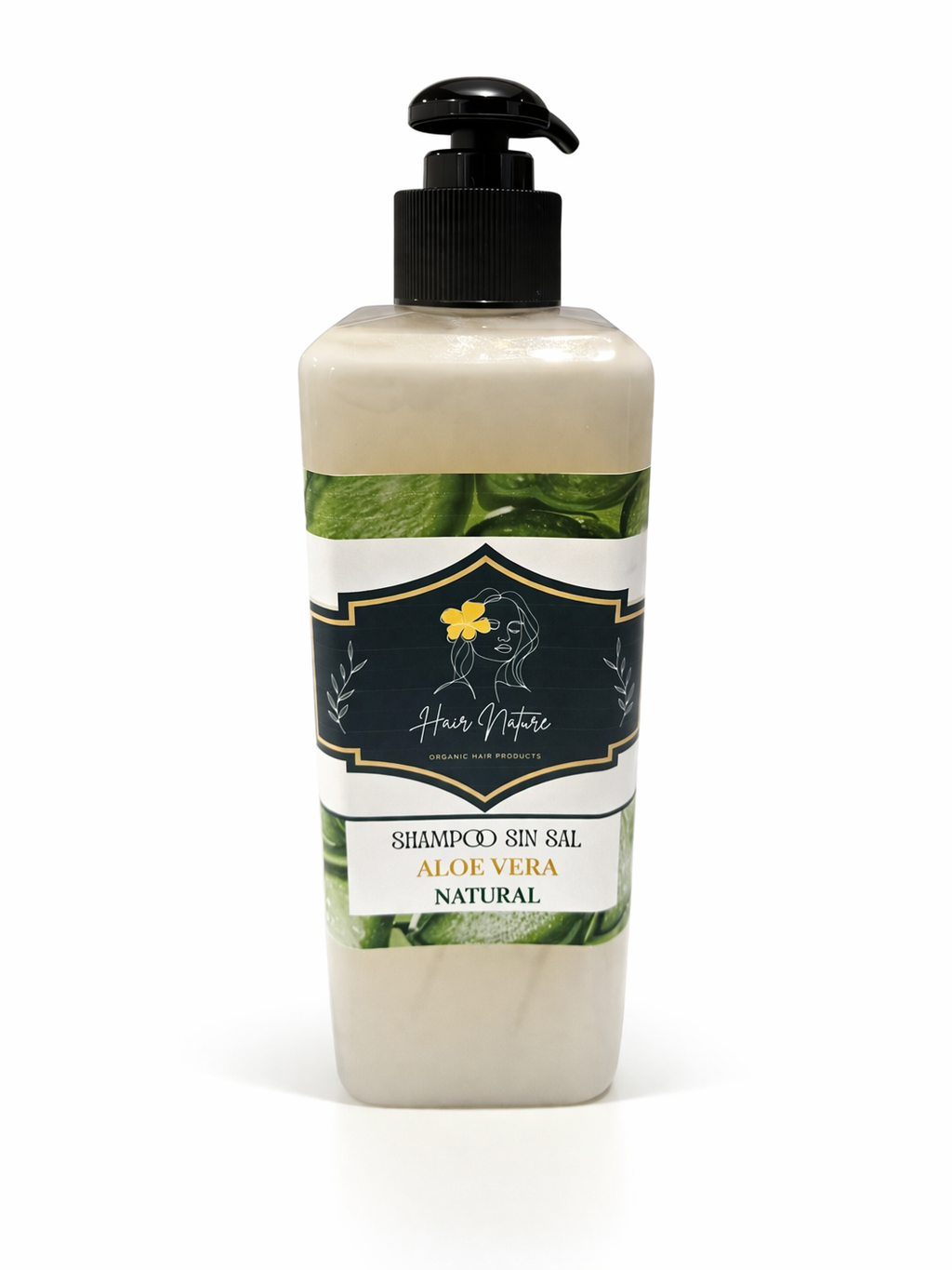 Shampoo de aloe vera y Romero